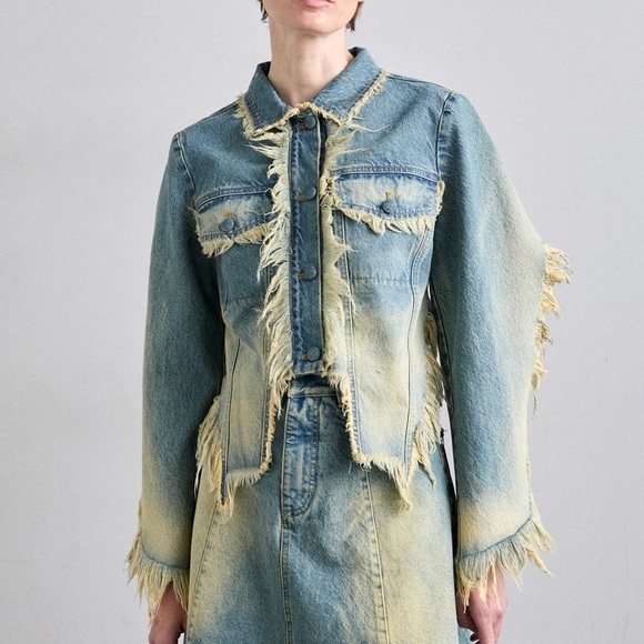 Free people KSENIA SCHNAIDER
MONSTER JACKET WITH RUST WASH - DENIM JACKET large - Picture 2 of 8